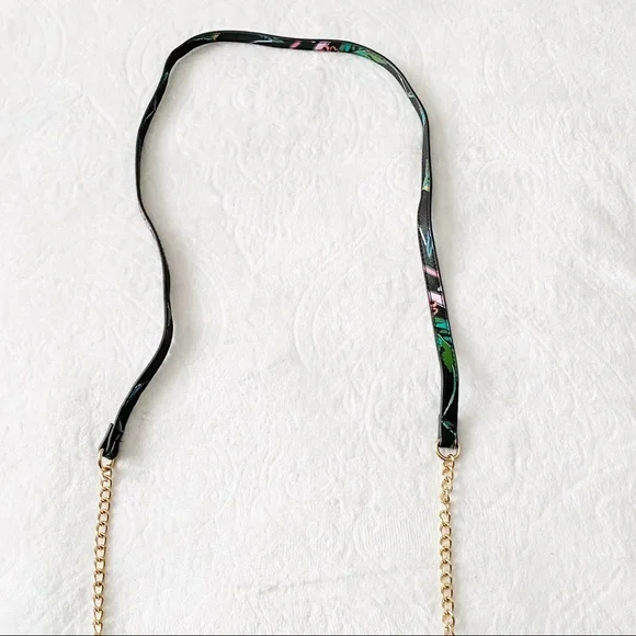 Floral Print Chain Strap Purse - Picture 6 of 11